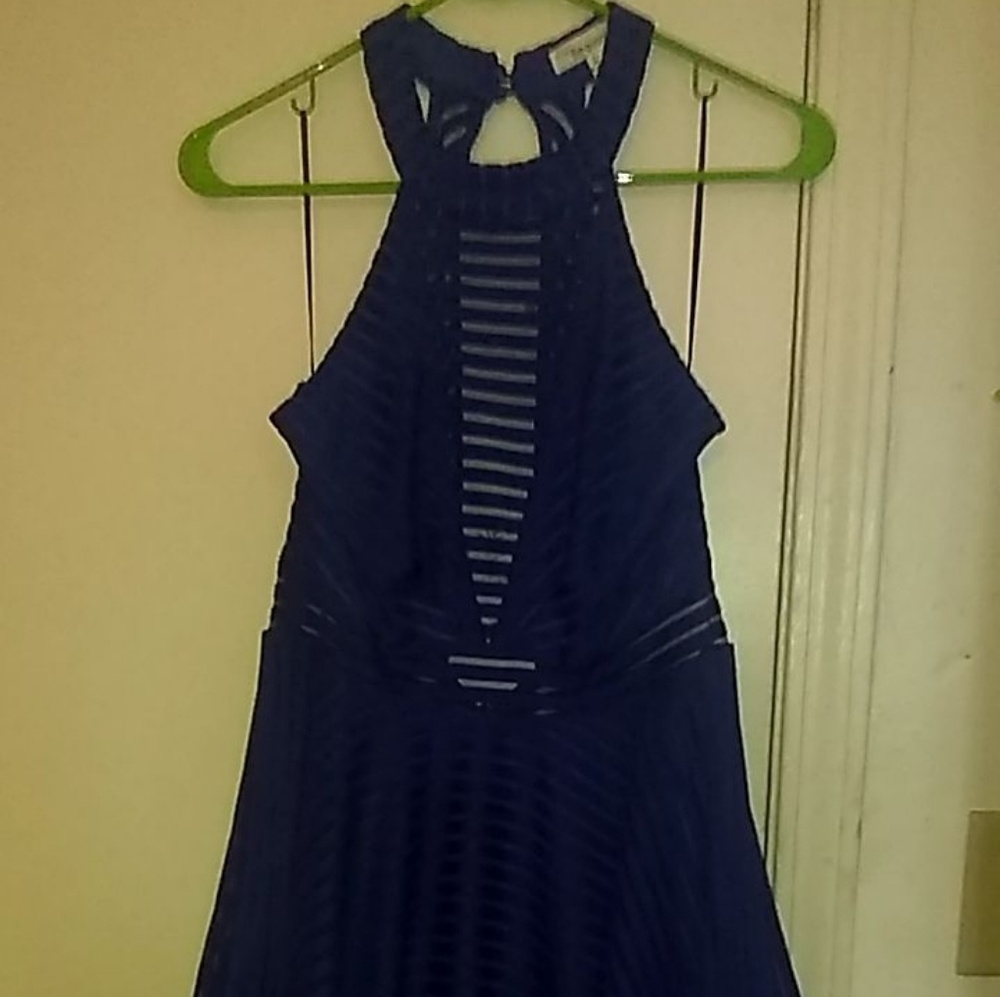 Short navy blue dress